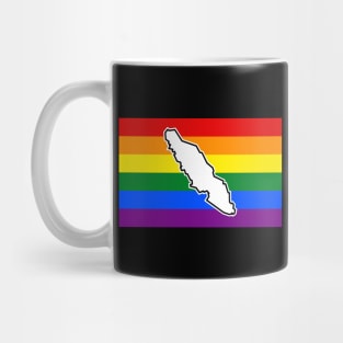 Vancouver Island BC - Rainbow Pride Flag - LGBTQ+ Love - Vancouver Island Mug